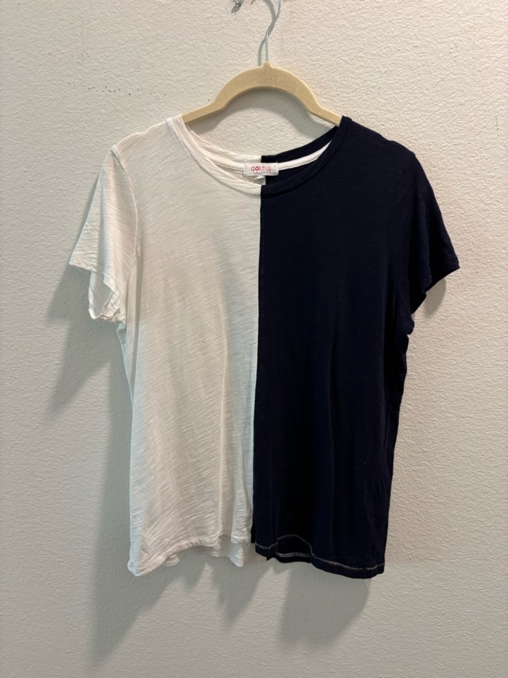 Goldie Color Pop Crewneck Tee, size S